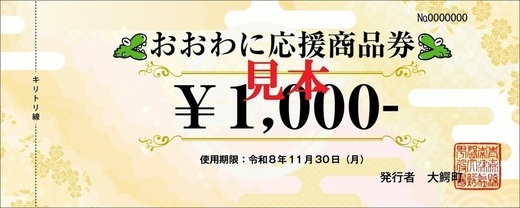 商品券見本